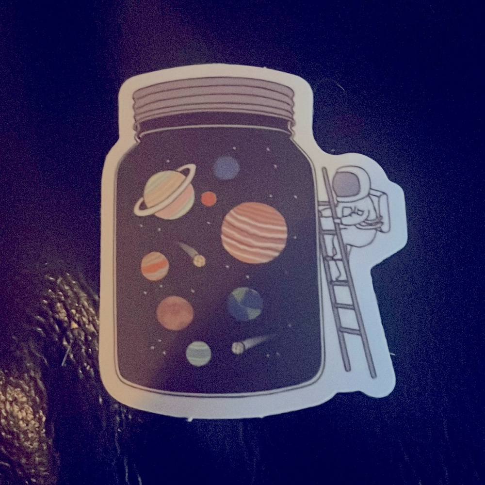 Space sticker
